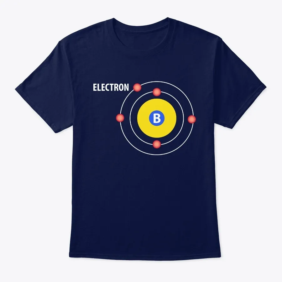Boron Atom Periodic Table T Shirt - Names t-shirt