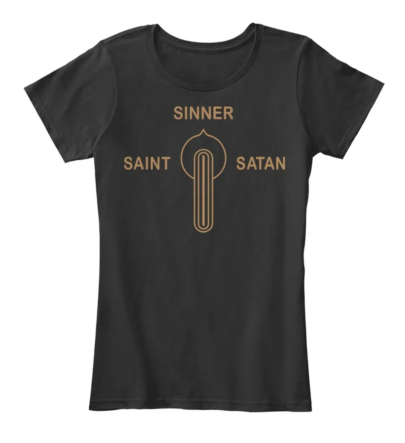 Magic Selector Switch Saint Sinner Satan - Names t-shirt
