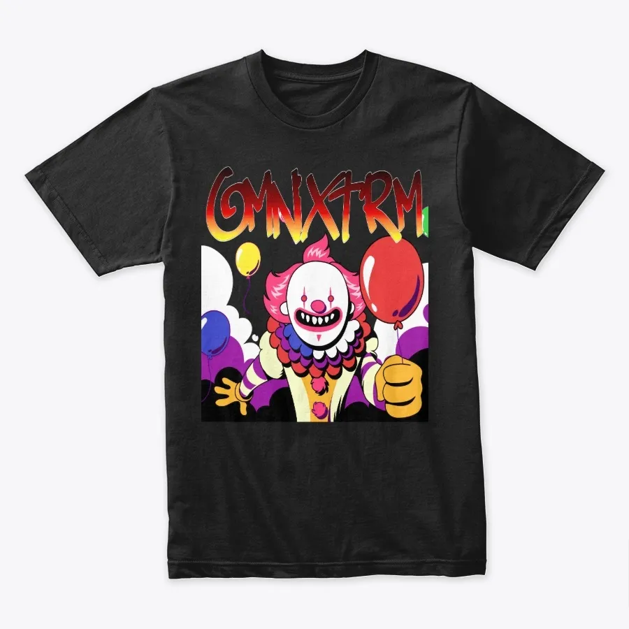 Party Clown &color Balloons Funny Scary