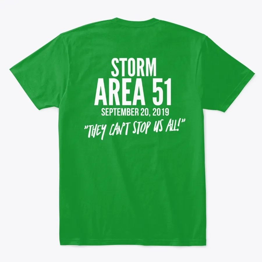 Storm Area 51 Joke Shirt Anti-vax Kids - Names t-shirt