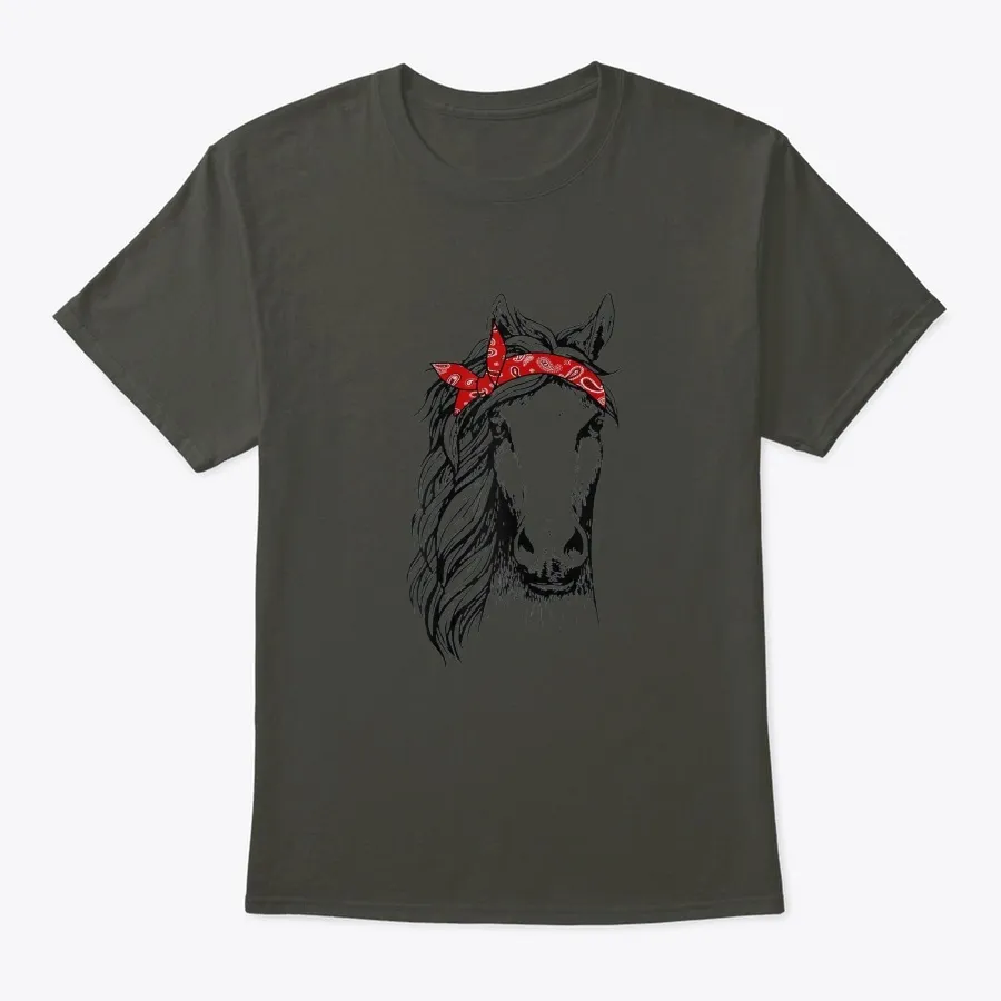 Horse Bandana T Shirt For Horseback Ri - Names t-shirt