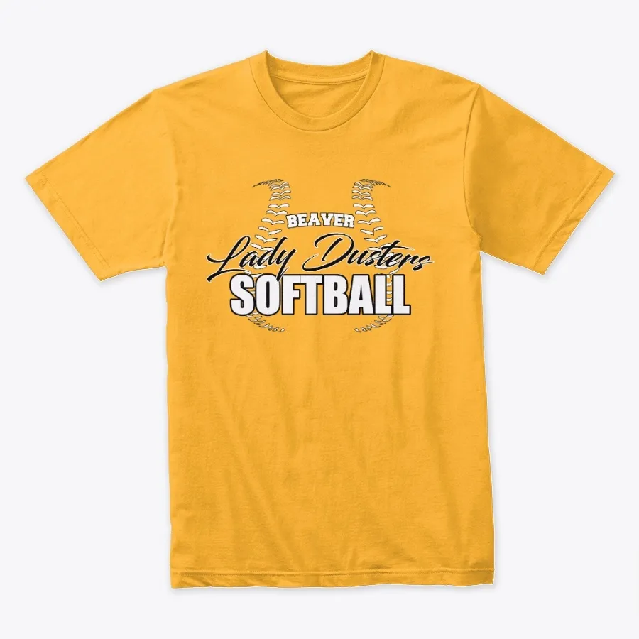 Beaver Lady Dusters Softball - Names t-shirt