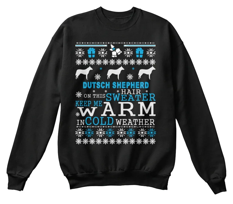 Dutsch Shepherd Keep Me Warm Sweater - Names t-shirt