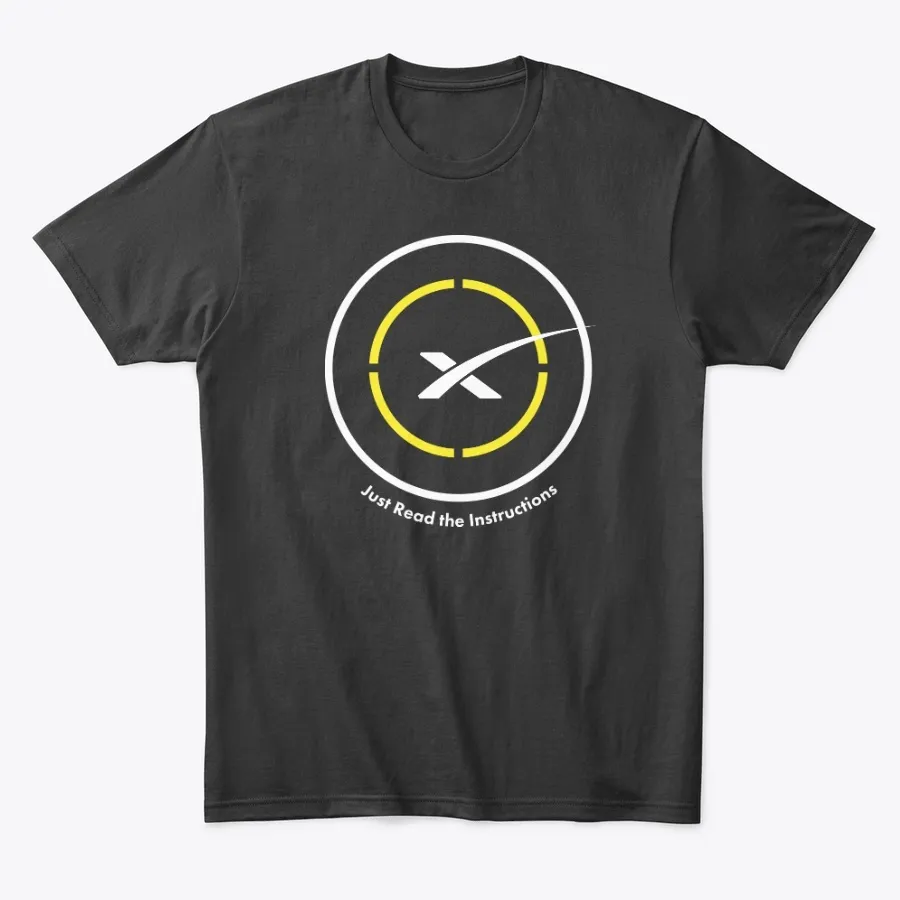 Just Read The Instructions - Names t-shirt