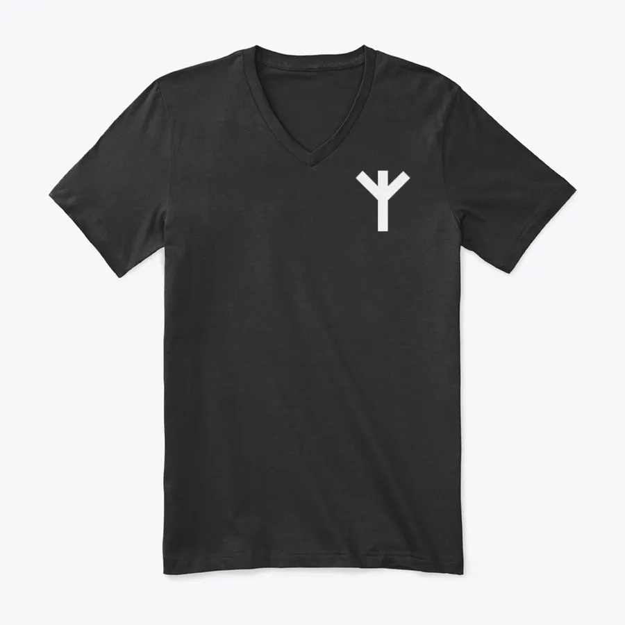 Lebens Rune Algiz - Man - Names t-shirt
