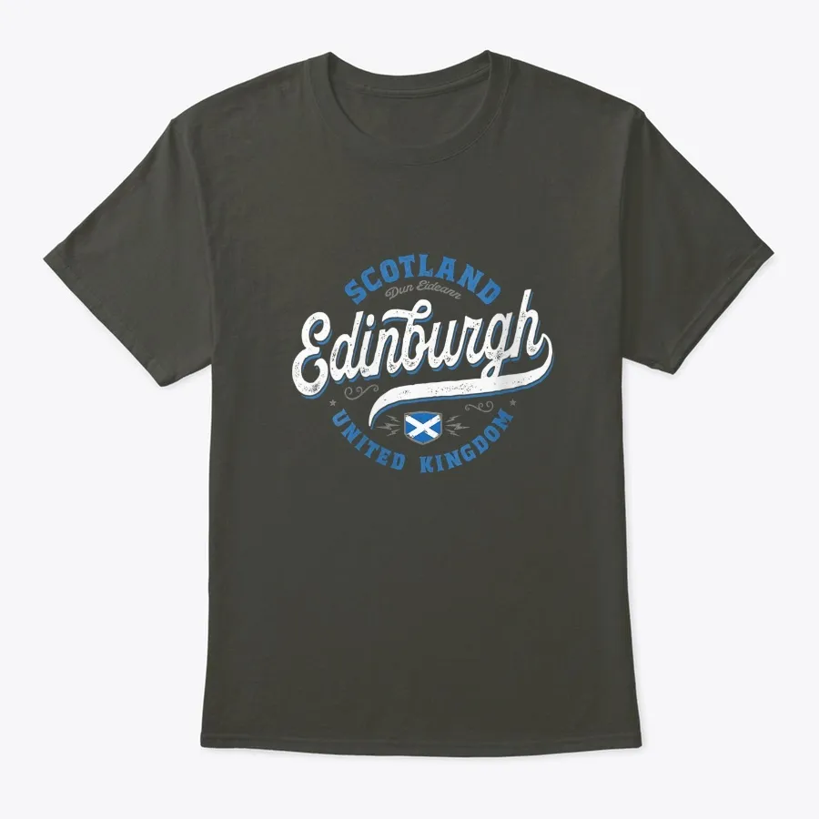 Vintage Edinburgh Scotland Shirt - Names t-shirt