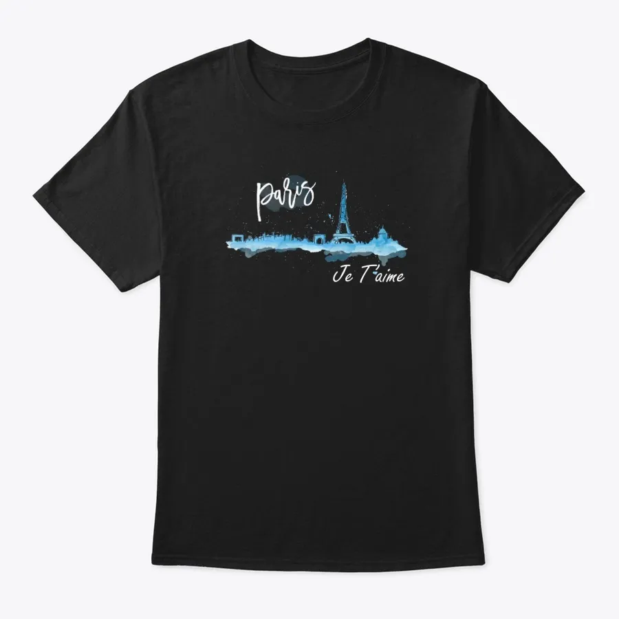 Paris Je Taime Eiffel Tower Paris - Names t-shirt