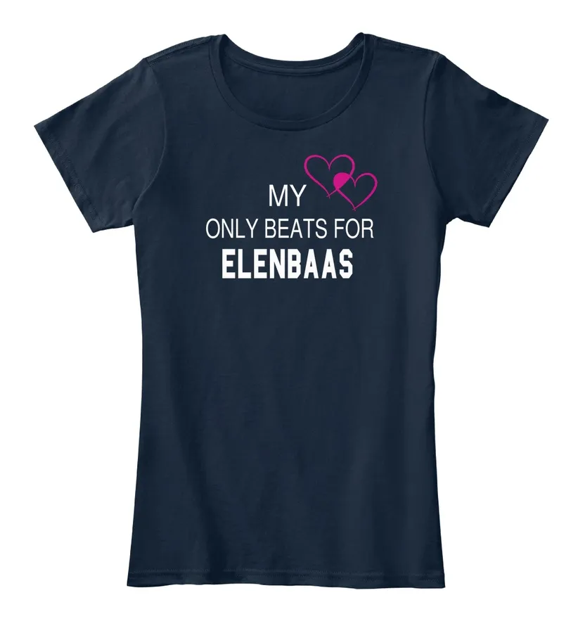 My Heart Only Beats For Elenbaas Tee - Names t-shirt