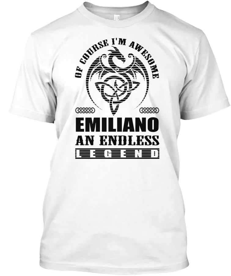 Emiliano Legend Black Men Shirt - Names t-shirt