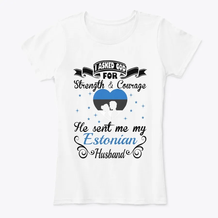 God Sent Estonian Husband Valentine - Names t-shirt