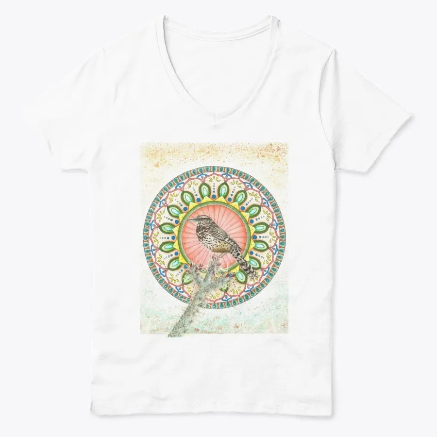 Bird Mandala - Cactus Wren