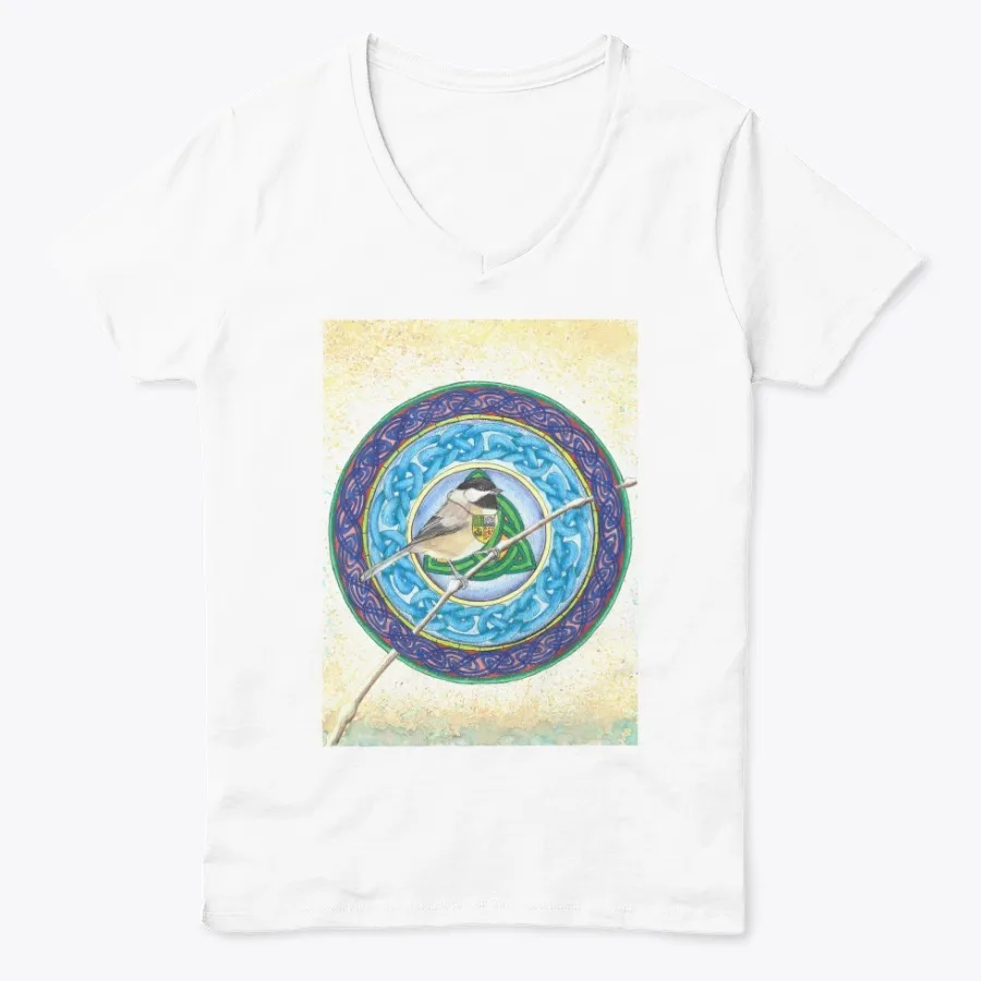 Bird Mandala - Black-capped Chickadee