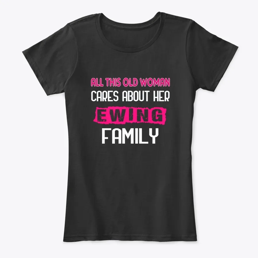 Old Woman Cares Her Ewing Family