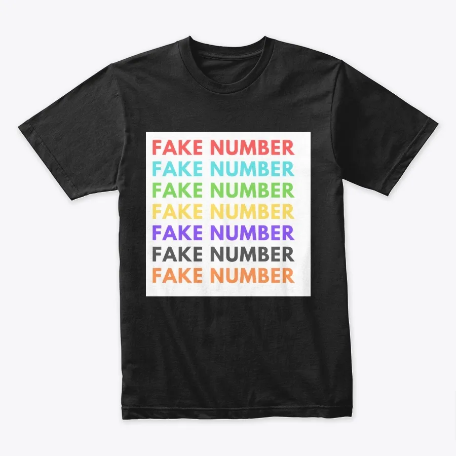 Fake Number Tshirt