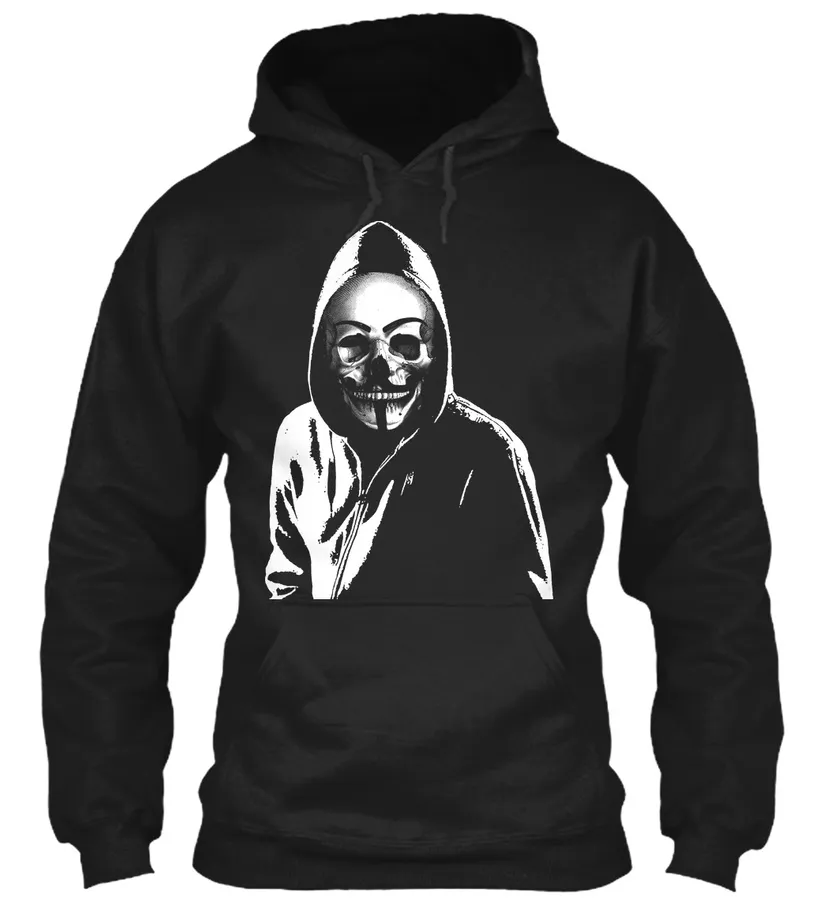 Guy Fawkes Skull And Hoodie