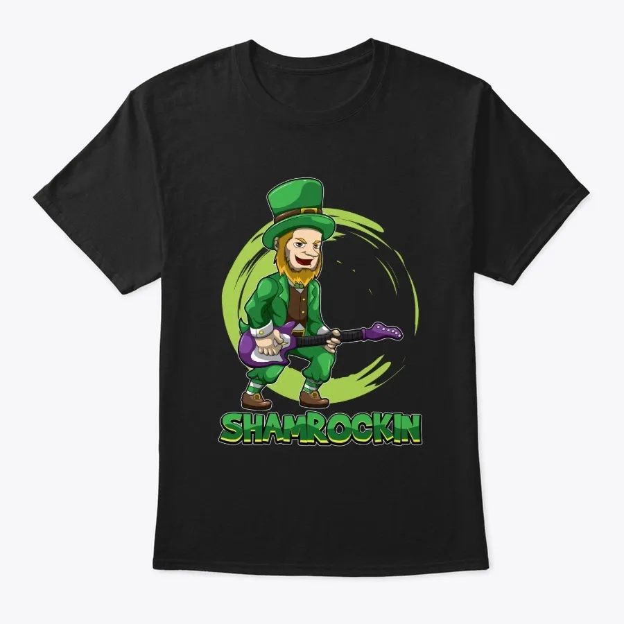 Shamrockin - Leprechaun With E-guitar -