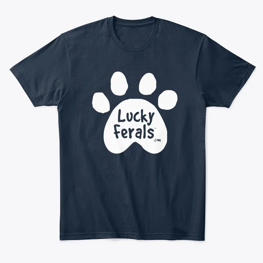 Lucky Ferals Paw Print Logo