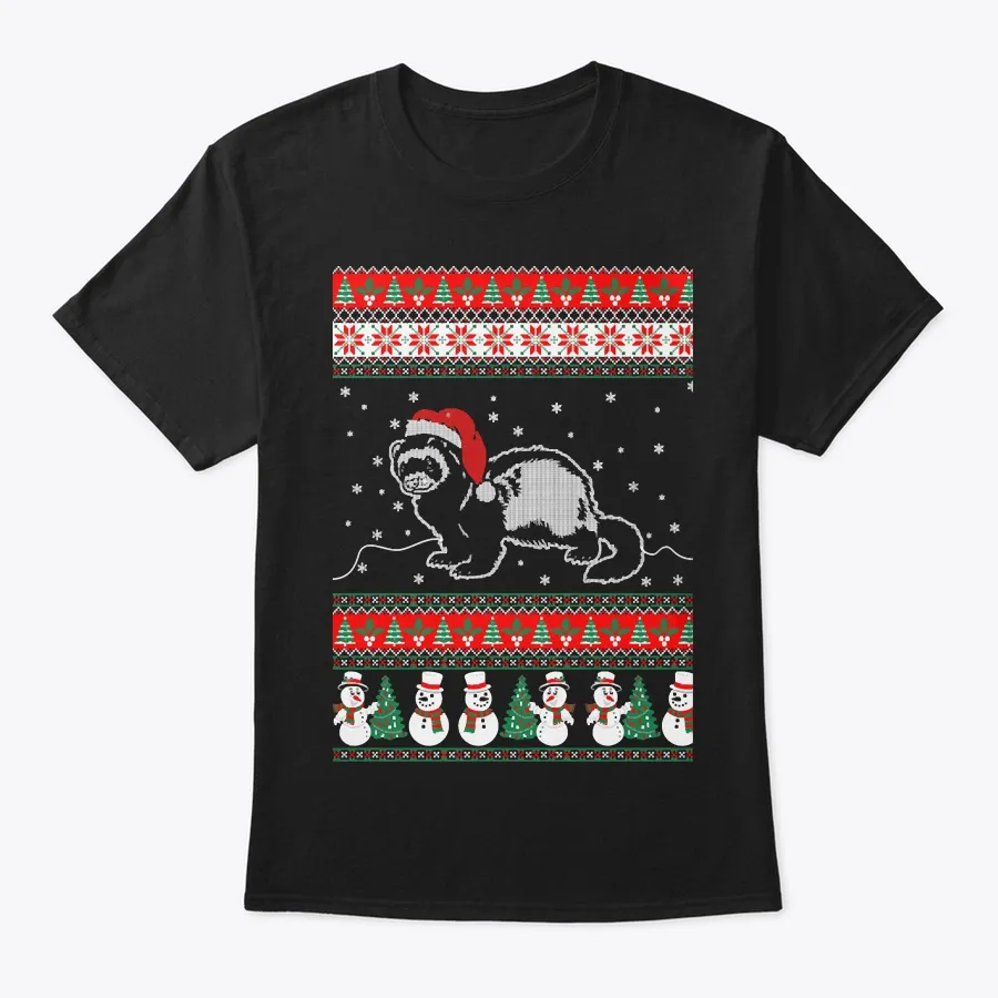 Ferret Ugly Christmas Sweater