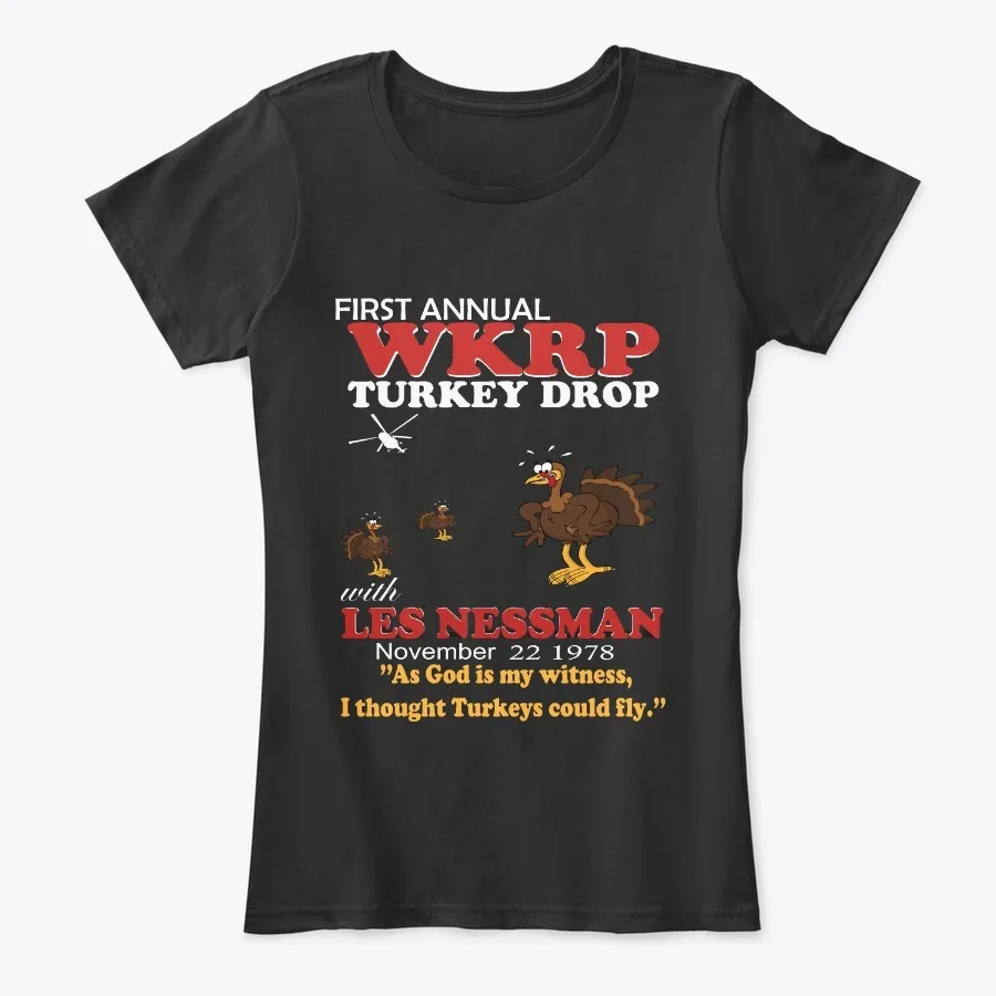 Wkrp Thanksgiving Turkey Drop T-shirt