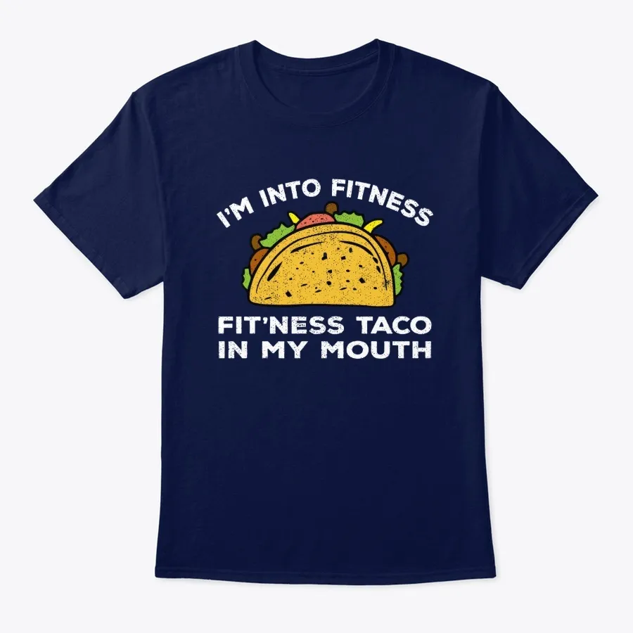 Mens Fitness Taco Funny T Shirt