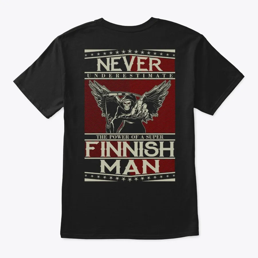 Never Underestimate Finnish Man Shirt