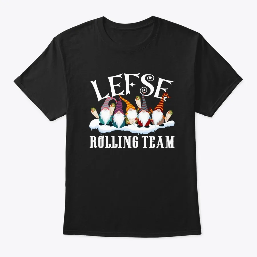 Lefse Rolling Team Gnome Nisse Tomte