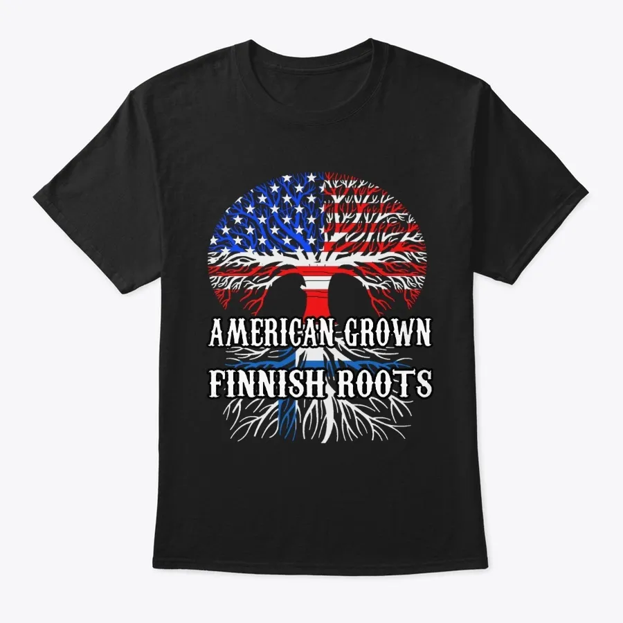 American Grown With Finnish Roots Shirt