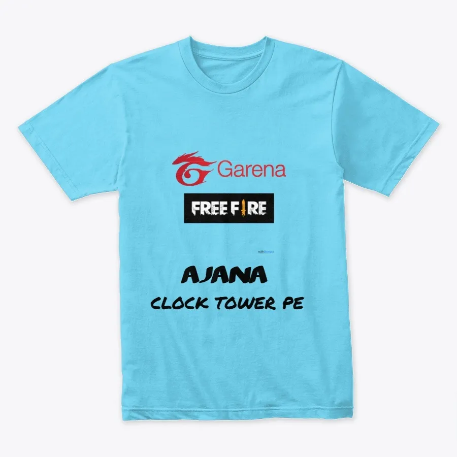 Cool Free Fire Merch 5 Colour Available
