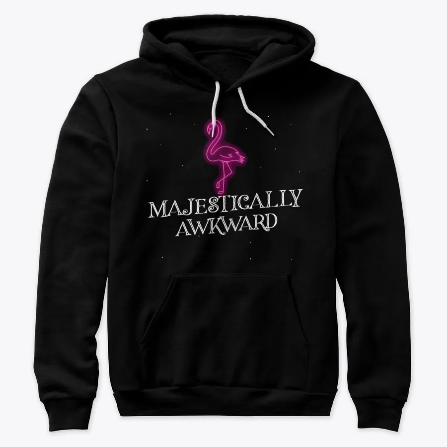 Flamingos Majestically Awkward