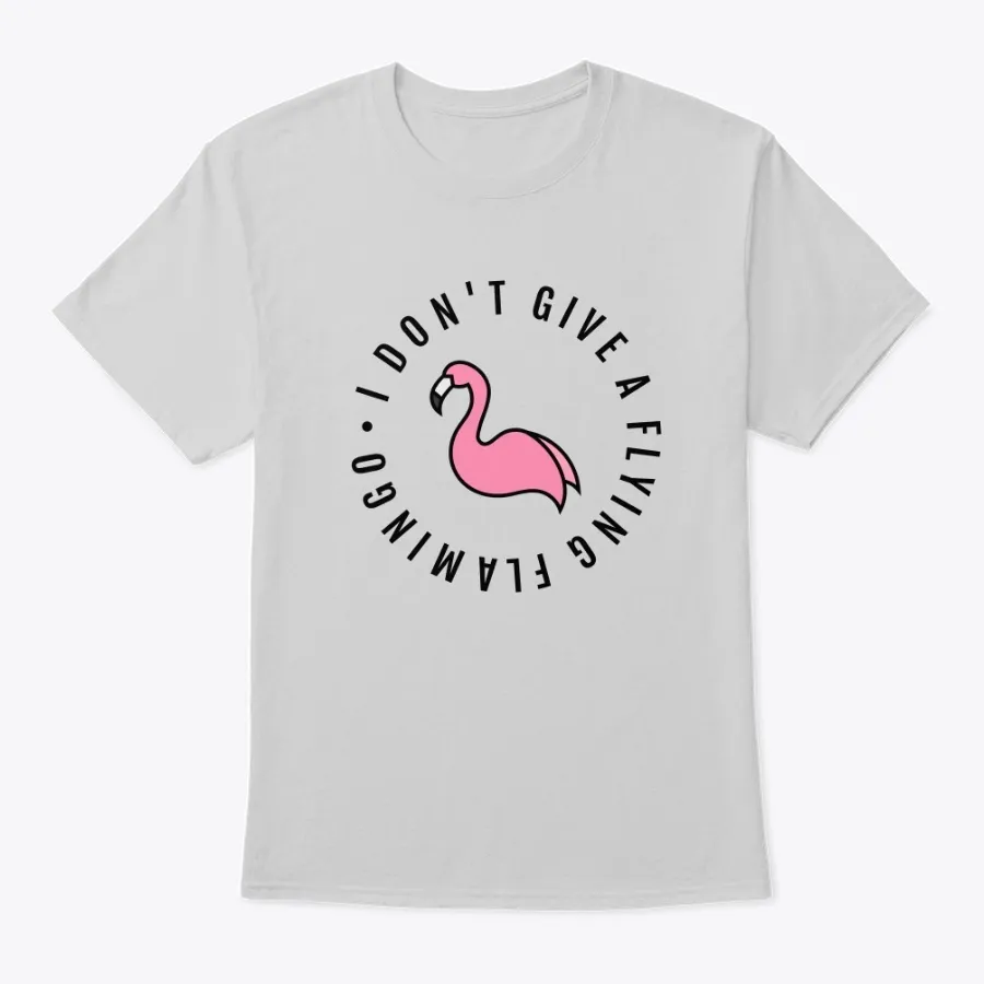 Flying Flamingo - Large Pink Logo