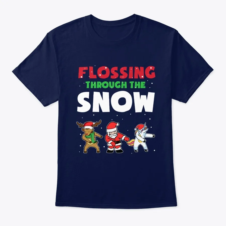 Xmas - Flossing Through The Snow Unicorn