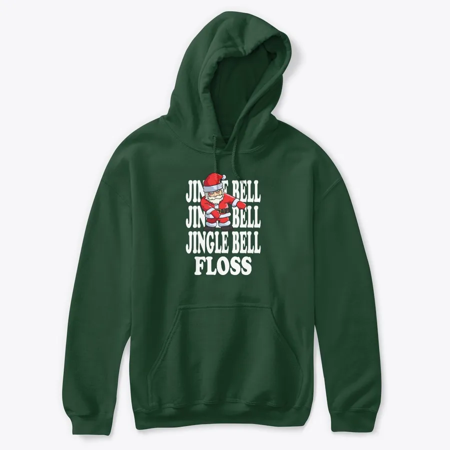 Jingle Bell Floss Santa Claus Flossing