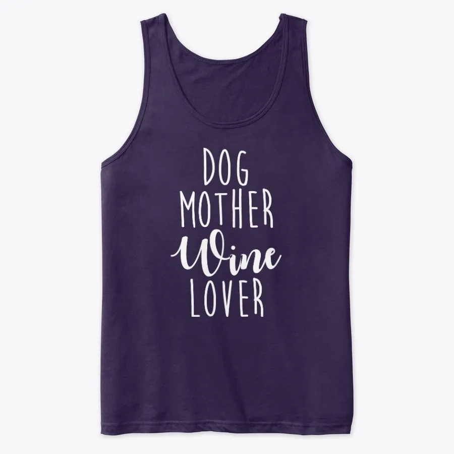 Dog Mother Wine Lover