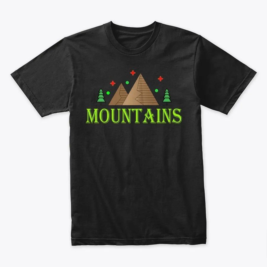 Mountains T-shirt Design By Artist