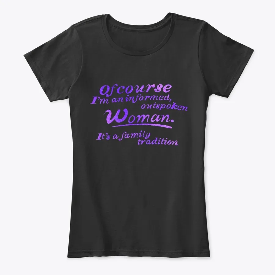 Im An Informed Woman - Purple Foil