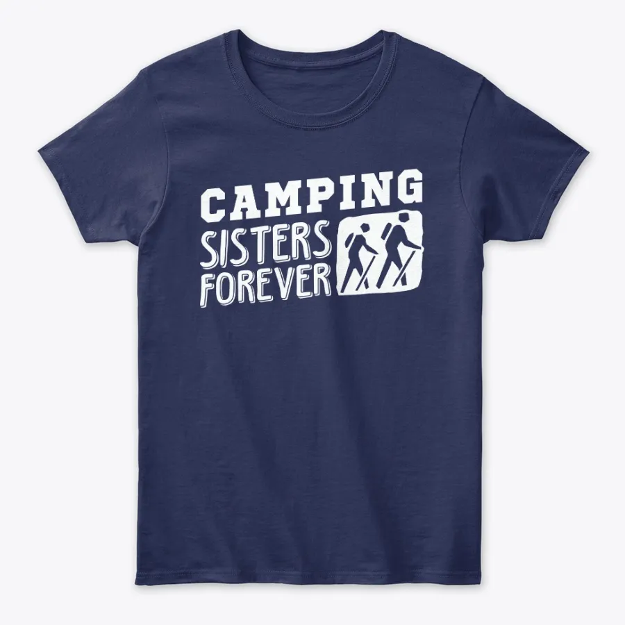 Camping Sisters Forever Hiking Mountain