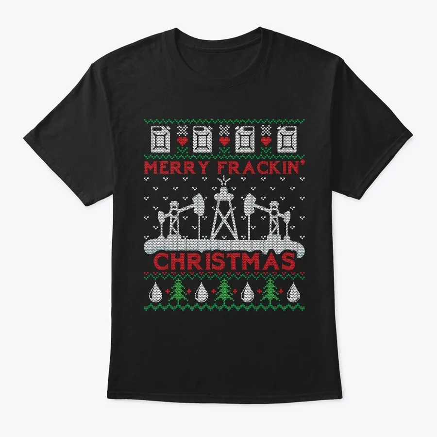 Merry Frackin Ugly Christmas Oilfield