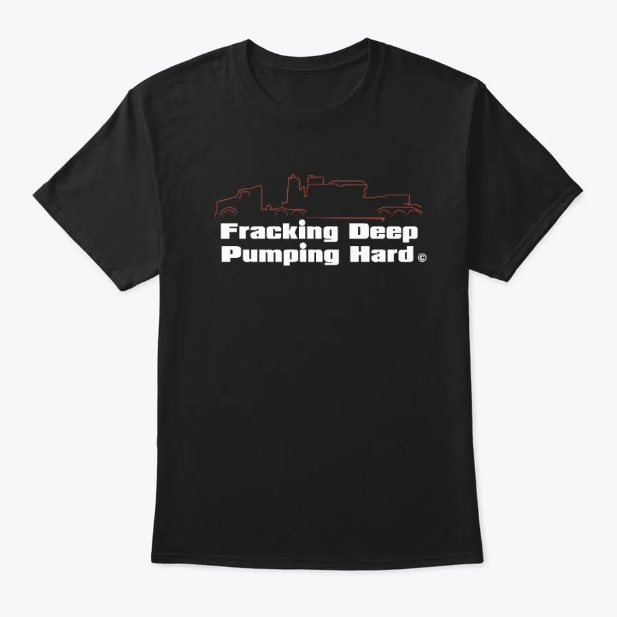 Oilfield Fracking - Blk &amp; Wht