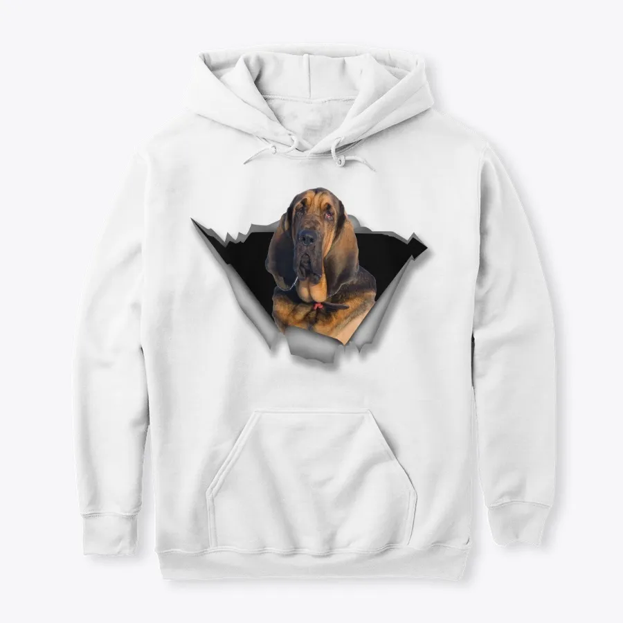 3d Bloodhound Sticker