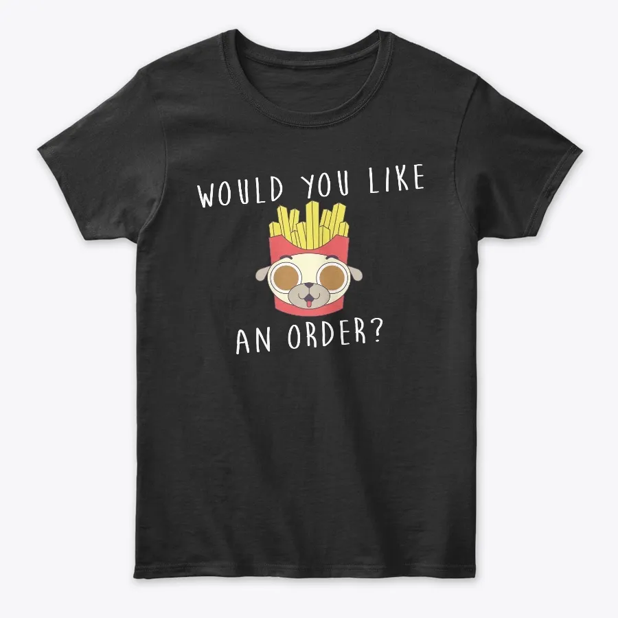 Funny Pug Dog Lover French Fries