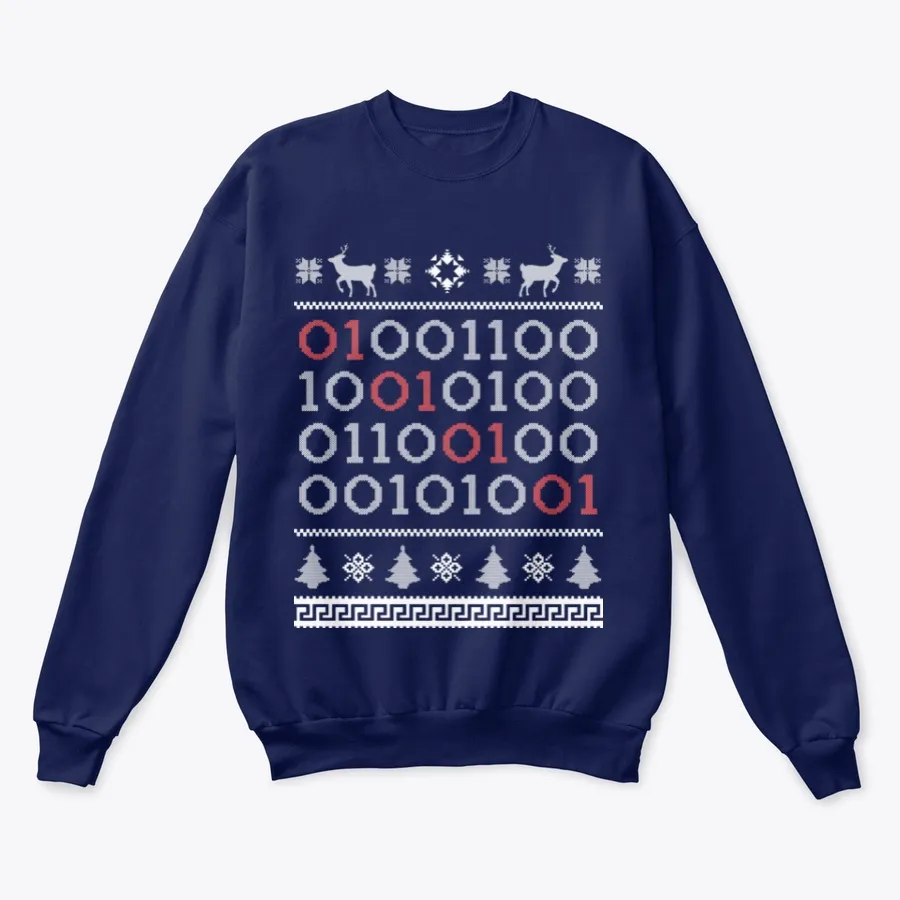 Binary Code Computer Science Christmas