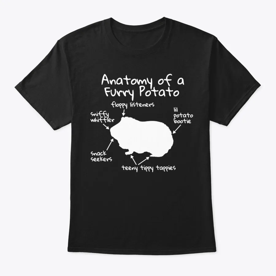 Anatomy Of A Furry Potato T-shirt