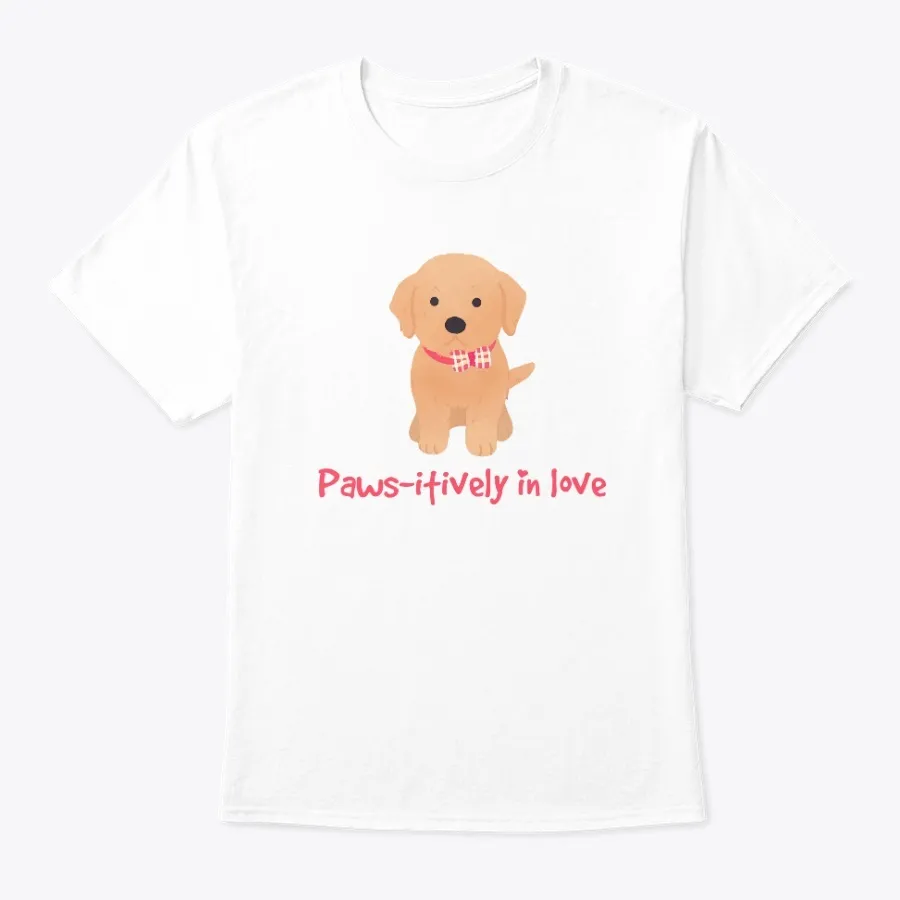 Paws-itively In Love Cute Labrador