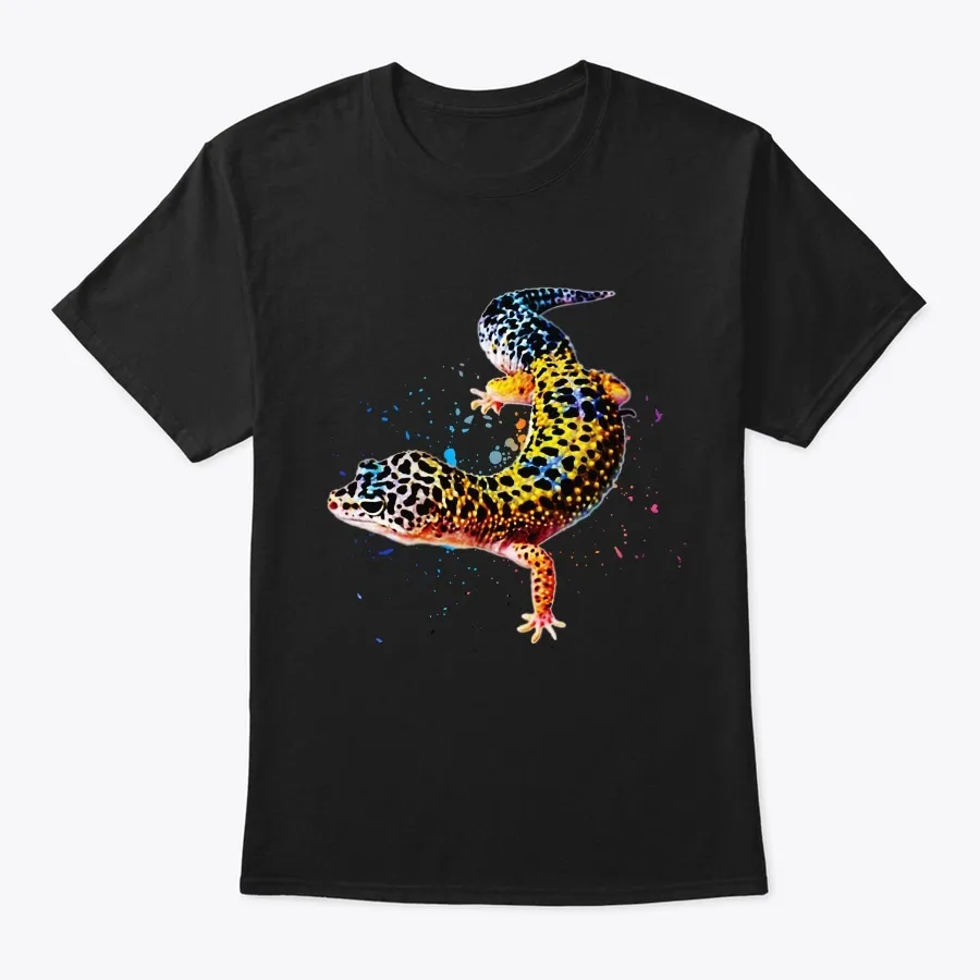 Leopard Gecko Watercolor Reptile Keeper