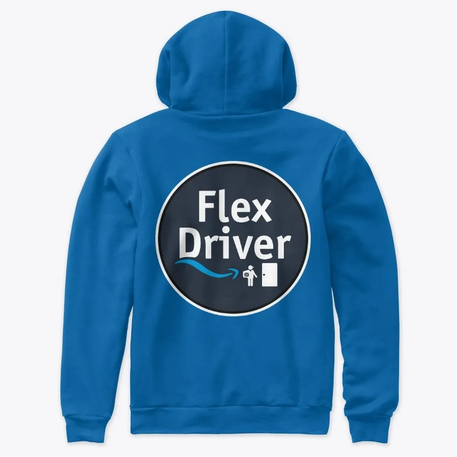 Flex Delivery Driver Dark Logo Back