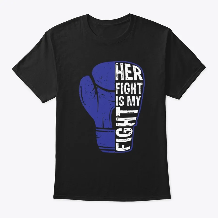 Boxing Glove Colon Cancer Awareness Tee
