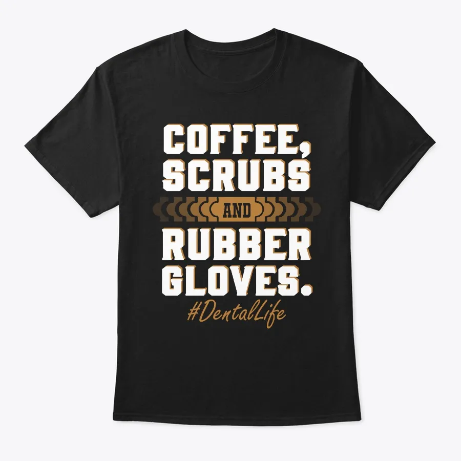 Coffee Scrubs And Rubber Gloves
