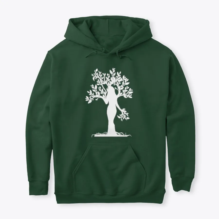 Woman Silhouette White Tree