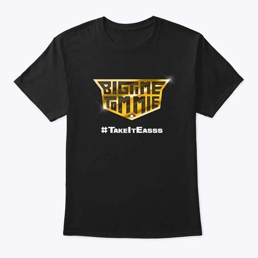 Bigtime Tommie Gold Emblem Apparel Black