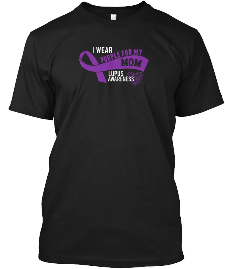 I Wear Purple For My Mom Funny T-shirt